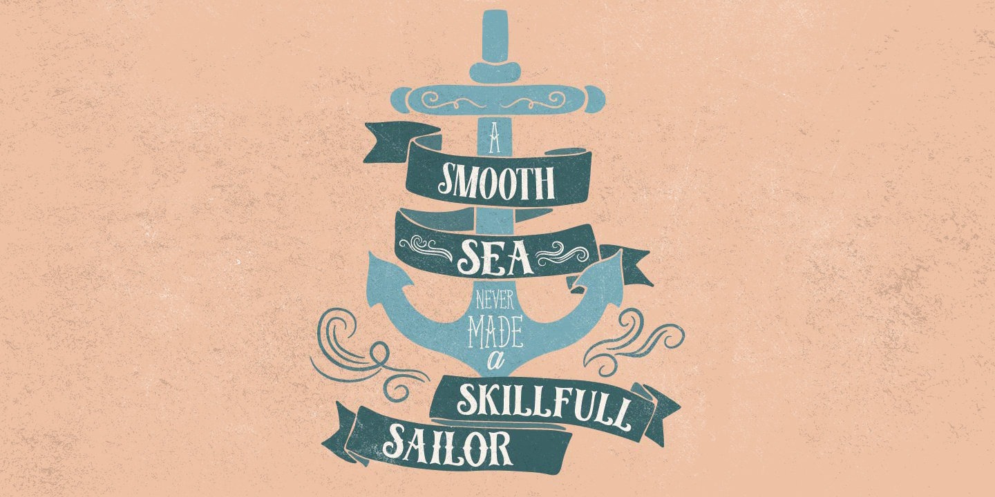 Пример шрифта Old Harbour Sailor